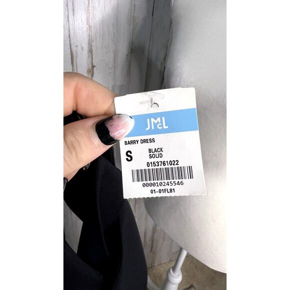 NWT J.McLaughlin Women's Barry Dress Black Sheath Knee Length Size Small - Picture 8 of 8